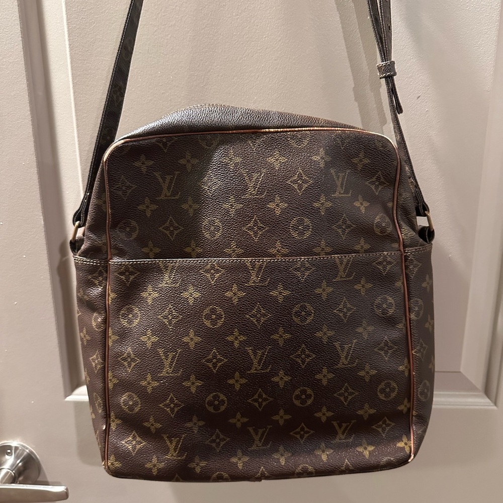 Louis Vuitton Brown Monogram messenger Bag